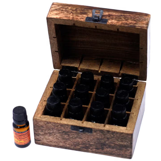 Handcrafted Mango Wood Essential Oil Storage Box