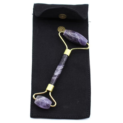 Natural Gemstone Facial Roller Massager