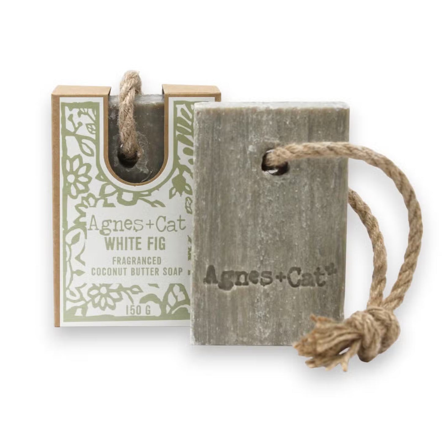 Handcrafted Coconut Butter Soap On A Rope (150g)