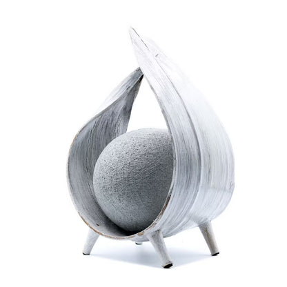 Modern chair with a unique design on a white background