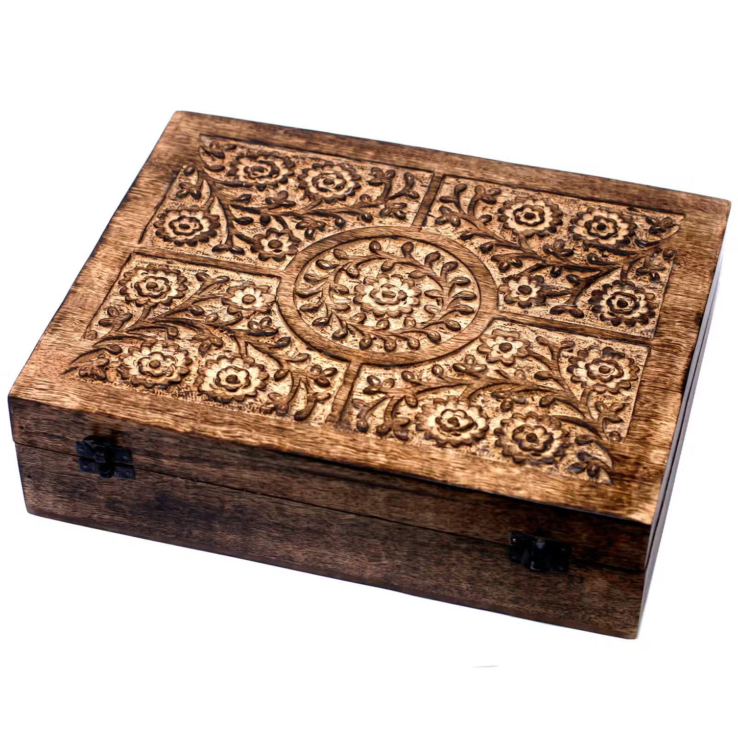 Handcrafted Mango Wood Essential Oil Storage Box